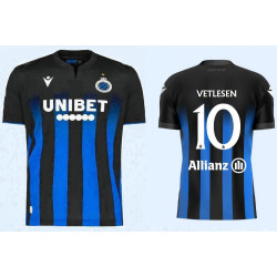 Club Brugge 10 - Vetlesen Home Blue Authentic Jersey 2023-24 