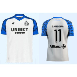 Club Brugge 11 - Barbera Away White Authentic Jersey 2023-24 