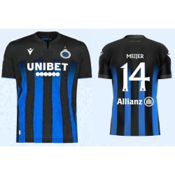 Club Brugge 14 - Meijer Home Blue Authentic Jersey 2023-24 