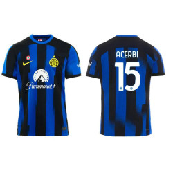 Inter Milan 15 - ACERBI Home Navy Authentic Jersey 2023-24 